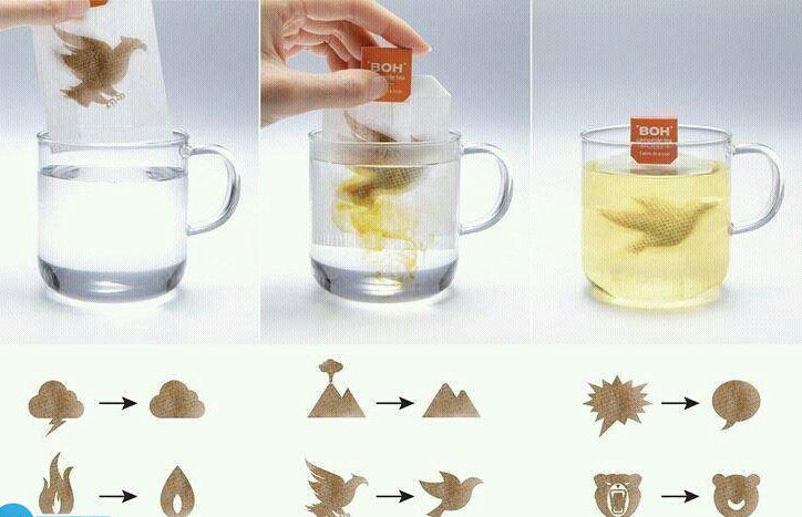 تبلیغات خلاقانه چای کیسه‌ای